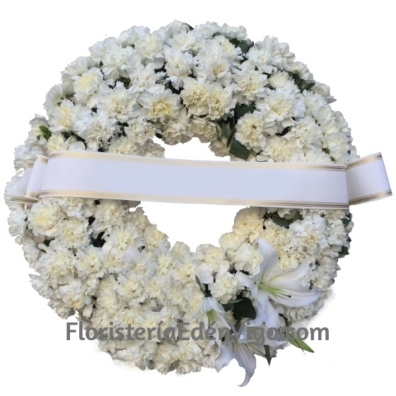 Corona Funeraria Clavel
